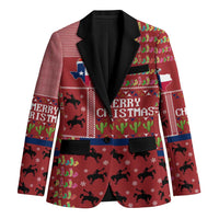 Texas Map Merry Christmas Blazer Xmas Holiday Patterns - Wonder Print Shop