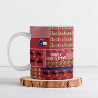 Texas Map Merry Christmas Ceramic Mug Xmas Holiday Patterns - Wonder Print Shop