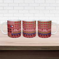 Texas Map Merry Christmas Ceramic Mug Xmas Holiday Patterns - Wonder Print Shop
