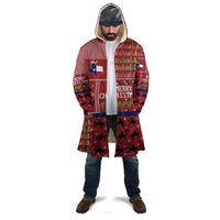 Texas Map Merry Christmas Cloak Xmas Holiday Patterns - Wonder Print Shop