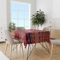 Texas Map Merry Christmas Tablecloth Xmas Holiday Patterns - Wonder Print Shop