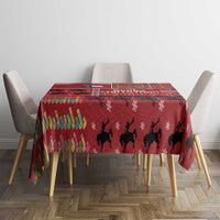 Texas Map Merry Christmas Tablecloth Xmas Holiday Patterns - Wonder Print Shop