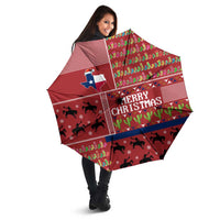 Texas Map Merry Christmas Umbrella Xmas Holiday Patterns - Wonder Print Shop