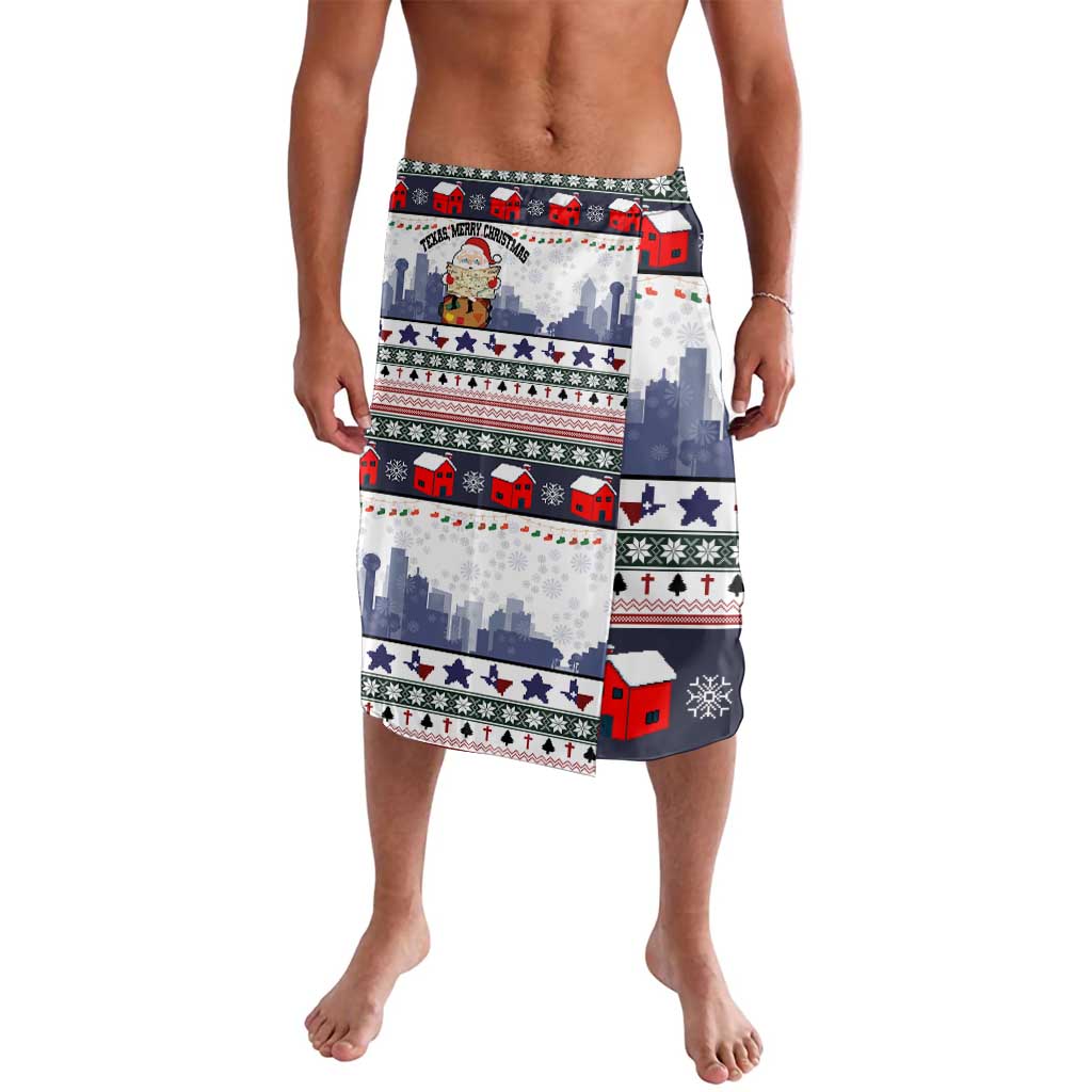 Texas Santa Christmas Lavalava Xmas Holiday Patterns - Wonder Print Shop
