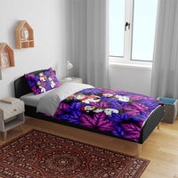 Christmas Snowman Leaves Bedding Set Xmas Holiday Patterns - Wonder Print Shop