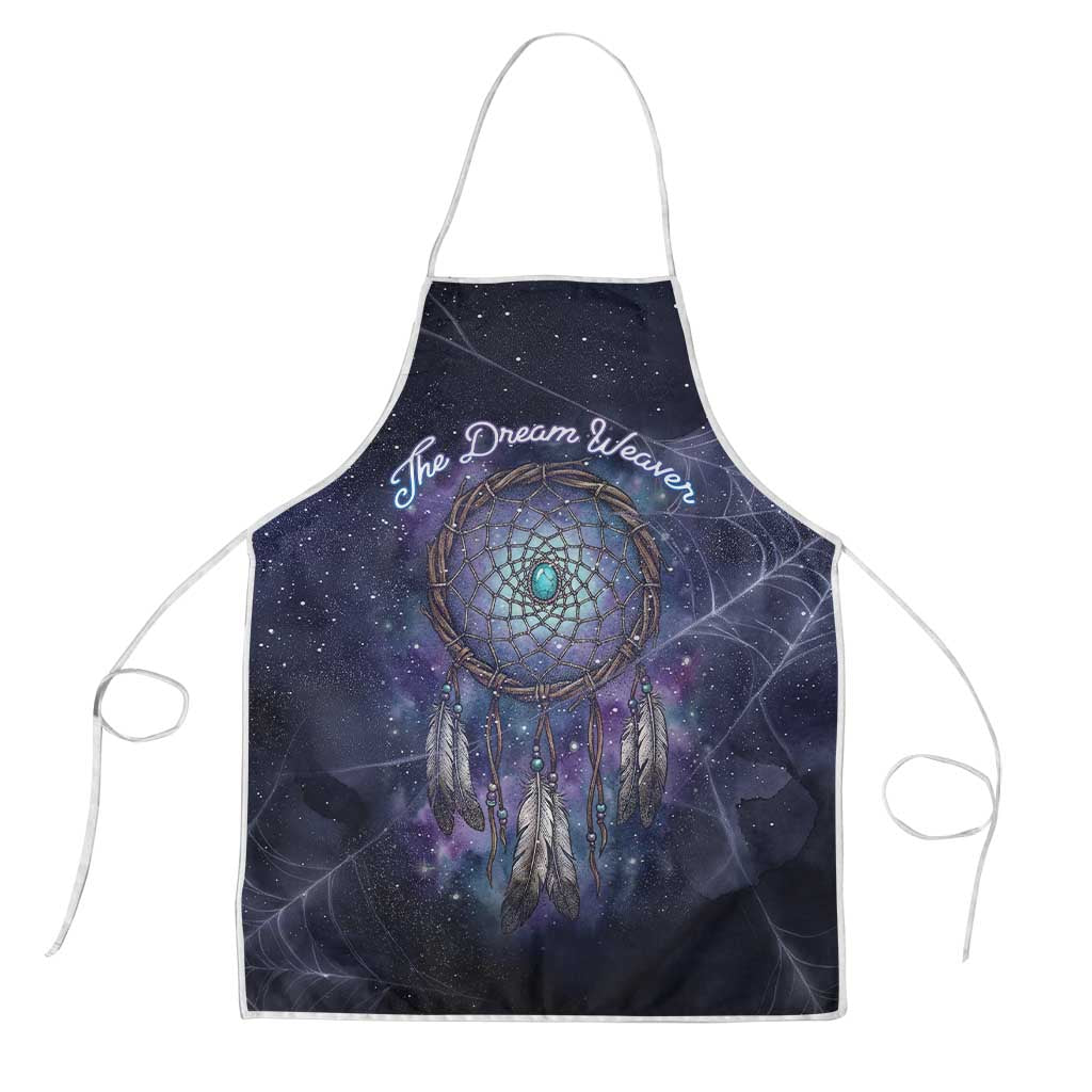 Dreamcatcher Native American Apron Feathers and Starry Night Sky The Dream Weaver Theme - Wonder Print Shop
