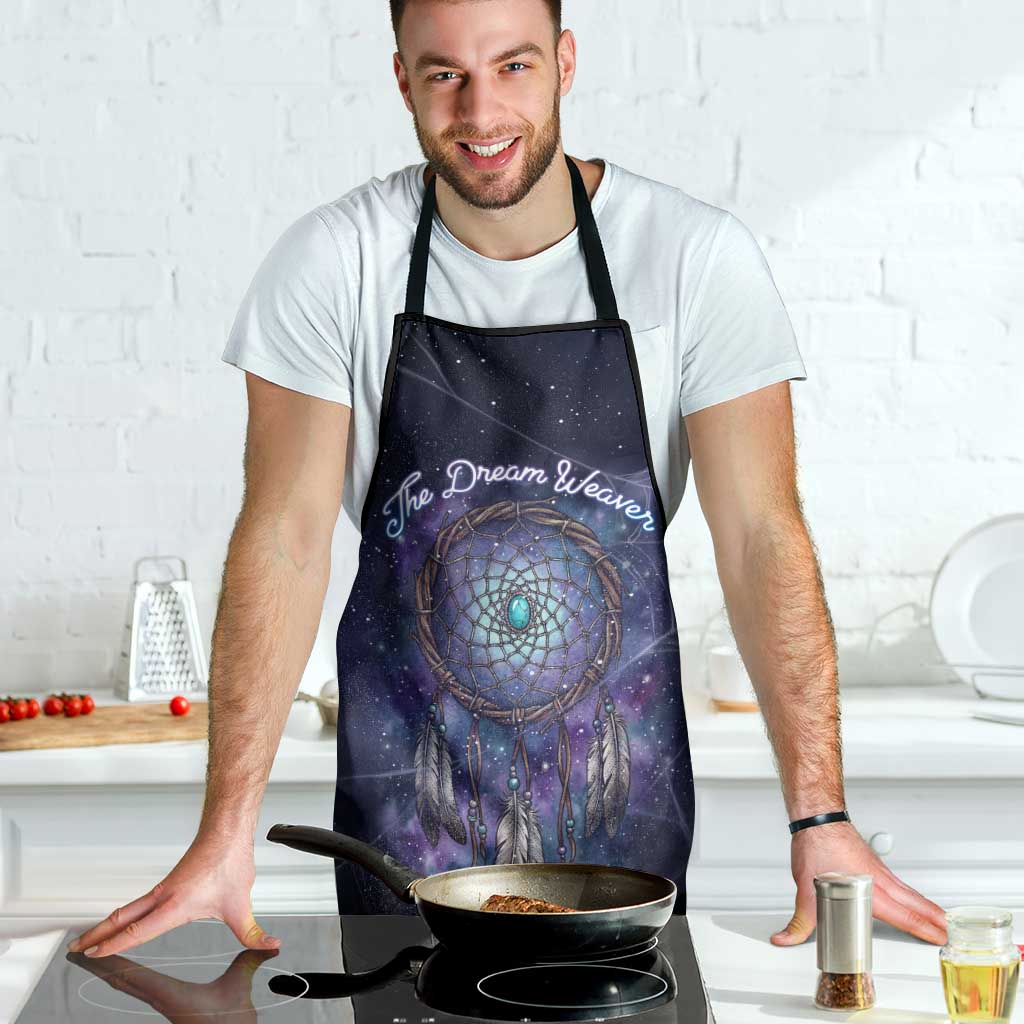 Dreamcatcher Native American Apron Feathers and Starry Night Sky The Dream Weaver Theme - Wonder Print Shop