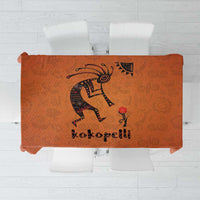 Kokopelli Tribal Tablecloth Native American Southwestern Petroglyph Patterns Sunset Landscape - Wonder Print Shop