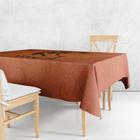 Kokopelli Tribal Tablecloth Native American Southwestern Petroglyph Patterns Sunset Landscape - Wonder Print Shop