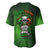 Irish Pride - Skull Cross Mix Baseball Jersey - Wonder Print Shop