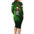 Irish Pride - Skull Cross Mix Family Matching Long Sleeve Bodycon Dress and Hawaiian Shirt - Wonder Print Shop