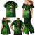 Irish Pride - Skull Cross Mix Family Matching Mermaid Dress and Hawaiian Shirt - Wonder Print Shop