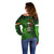 Irish Pride - Skull Cross Mix Off Shoulder Sweater - Wonder Print Shop