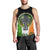 Irish Cross Mix With Shamrock Floral And Flag Men Tank Top - Wonder Print Shop