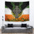 Irish Cross Mix With Shamrock Floral And Flag Tapestry