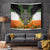 Irish Cross Mix With Shamrock Floral And Flag Tapestry