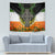 Irish Cross Mix With Shamrock Floral And Flag Tapestry