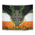 Irish Cross Mix With Shamrock Floral And Flag Tapestry