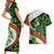 Patrick Day - Irish Cross - Lucky Girl Couples Matching Short Sleeve Bodycon Dress and Hawaiian Shirt - Wonder Print Shop