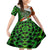 Patrick Day - Irish Cross - Lucky Girl Family Matching Mermaid Dress and Hawaiian Shirt - Wonder Print Shop