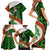 Patrick Day - Irish Cross - Lucky Girl Family Matching Short Sleeve Bodycon Dress and Hawaiian Shirt - Wonder Print Shop