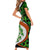 Patrick Day - Irish Cross - Lucky Girl Family Matching Short Sleeve Bodycon Dress and Hawaiian Shirt - Wonder Print Shop