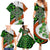 Patrick Day - Irish Cross - Lucky Girl Family Matching Summer Maxi Dress and Hawaiian Shirt - Wonder Print Shop