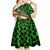 Patrick Day - Irish Cross - Lucky Girl Kid Short Sleeve Dress - Wonder Print Shop