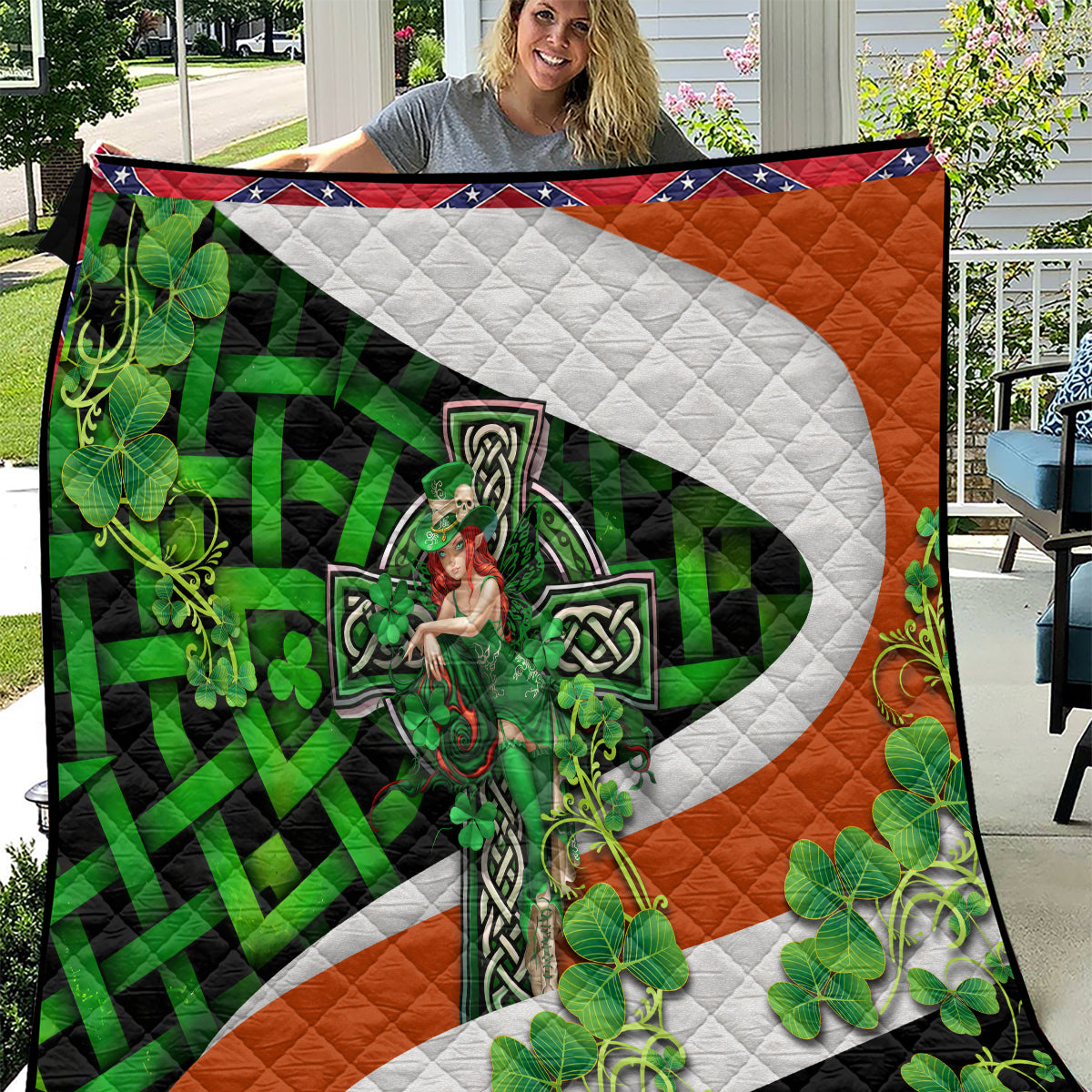 Patrick Day - Irish Cross - Lucky Girl Quilt