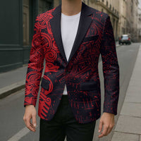 Norse Viking Dragon Blazer Celtic Knotwork and Runic Mythology Art