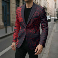 Norse Viking Dragon Blazer Celtic Knotwork and Runic Mythology Art