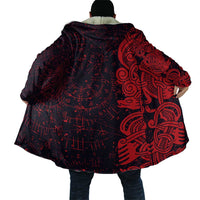 Norse Viking Dragon Cloak Celtic Knotwork and Runic Mythology Art