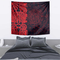 Norse Viking Dragon Tapestry Celtic Knotwork and Runic Mythology Art