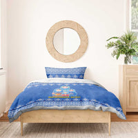 Russia Matryoshka Spirit Bedding Set with Folk Pattern and Double-Headed Eagle Emblem