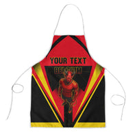 Personalized Belgium Soccer Apron Belgian Football Pride Red Devils Mascot