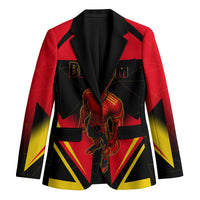 Personalized Belgium Soccer Blazer Belgian Football Pride Red Devils Mascot
