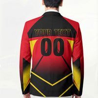 Personalized Belgium Soccer Blazer Belgian Football Pride Red Devils Mascot