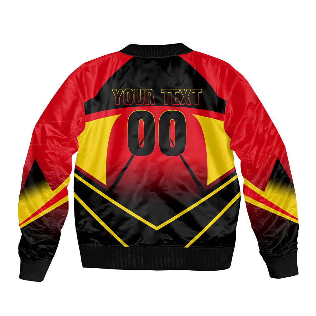 Personalized Belgium Soccer Bomber Jacket Belgian Football Pride Red Devils Mascot
