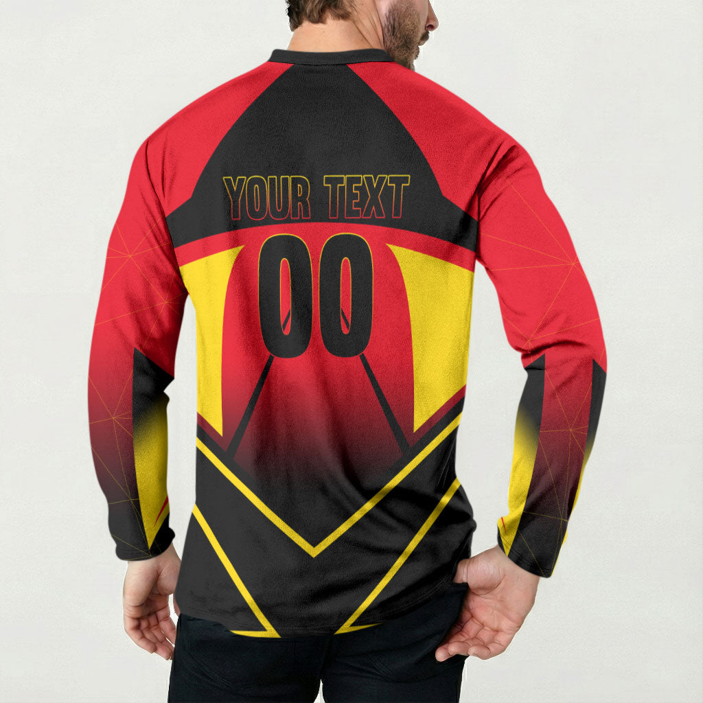 Personalized Belgium Soccer Button Sweatshirt Belgian Football Pride Red Devils Mascot
