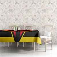 Personalized Belgium Soccer Tablecloth Belgian Football Pride Red Devils Mascot