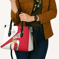 Malta Leather Bag with Coat of Arms and Island Map Design - Wonder Print Shop