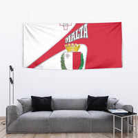 Malta Tapestry with Coat of Arms and Island Map Design - Wonder Print Shop