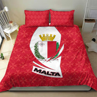 Malta Bedding Set with Red White Swirl Design - Wonder Print Shop