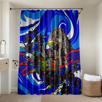 Belize Independence Day 1981 Bathroom Set Toucan Mayan Pyramid Black Orchid Patriotic