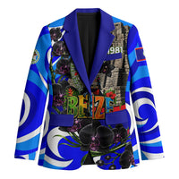 Belize Independence Day 1981 Blazer Toucan Mayan Pyramid Black Orchid Patriotic