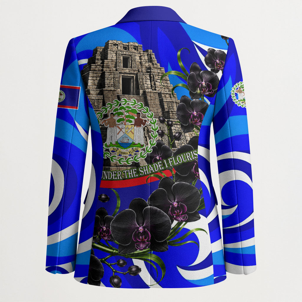 Belize Independence Day 1981 Blazer Toucan Mayan Pyramid Black Orchid Patriotic