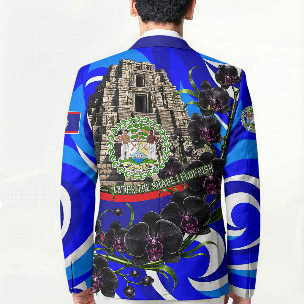Belize Independence Day 1981 Blazer Toucan Mayan Pyramid Black Orchid Patriotic