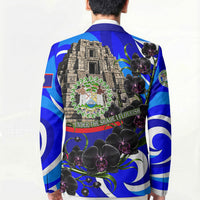 Belize Independence Day 1981 Blazer Toucan Mayan Pyramid Black Orchid Patriotic