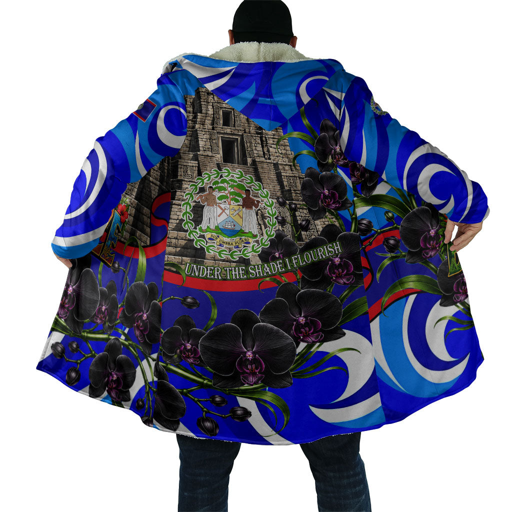 Belize Independence Day 1981 Cloak Toucan Mayan Pyramid Black Orchid Patriotic