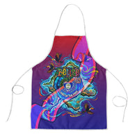 Belize Independence Day September 21 Apron Vibrant Tropical Sea Turtle Patriotic